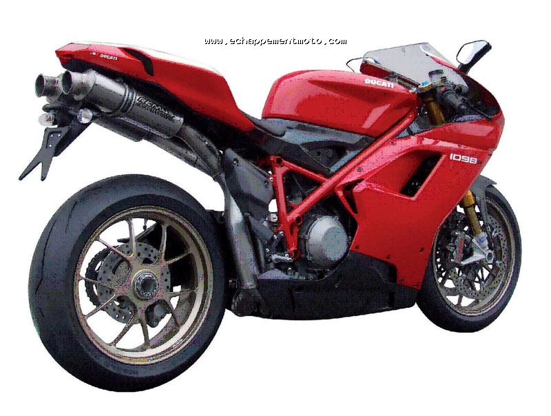 echappement moto DUCATI 1098 remus